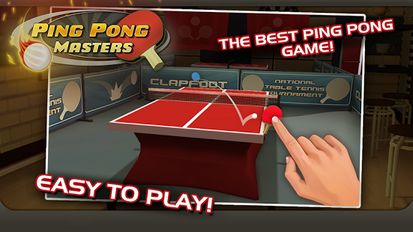 Скачать взломанную Ping Pong Masters (Взлом на монеты) на Андроид