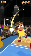 Скачать взломанную Blocky Basketball (Мод все открыто) на Андроид