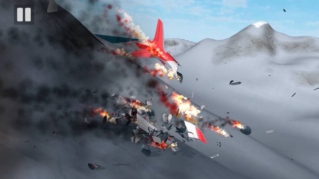 Скачать Plane Crash: Flight Simulator (Разблокировано все) на Андроид