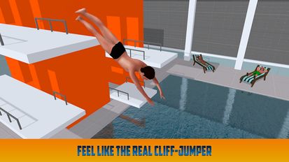 Скачать взломанную Cliff Flip Diving 3D (Мод много денег) на Андроид