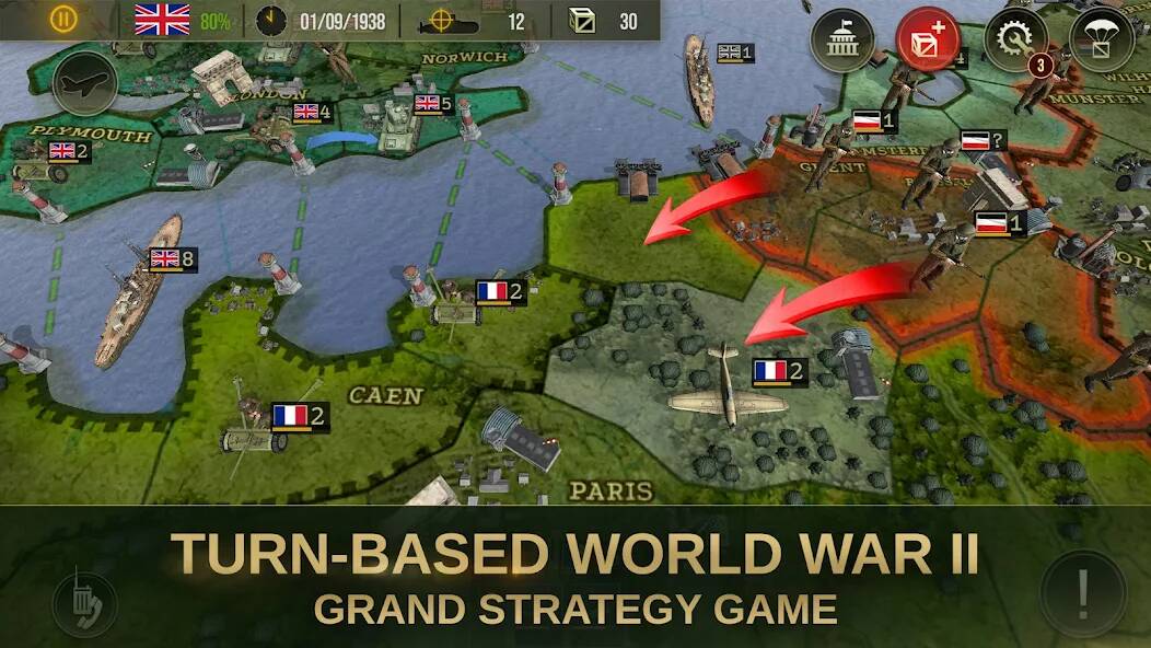 Скачать Strategy&Tactics 2: WWII (Много монет) на Андроид