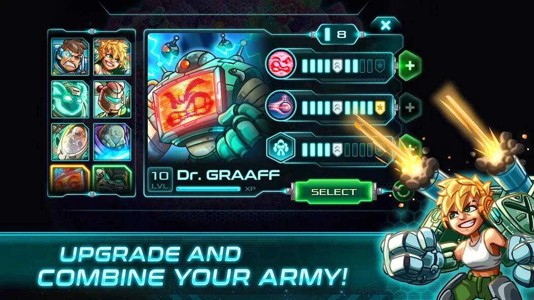 Скачать Iron Marines - Strategy Game (Много монет) на Андроид