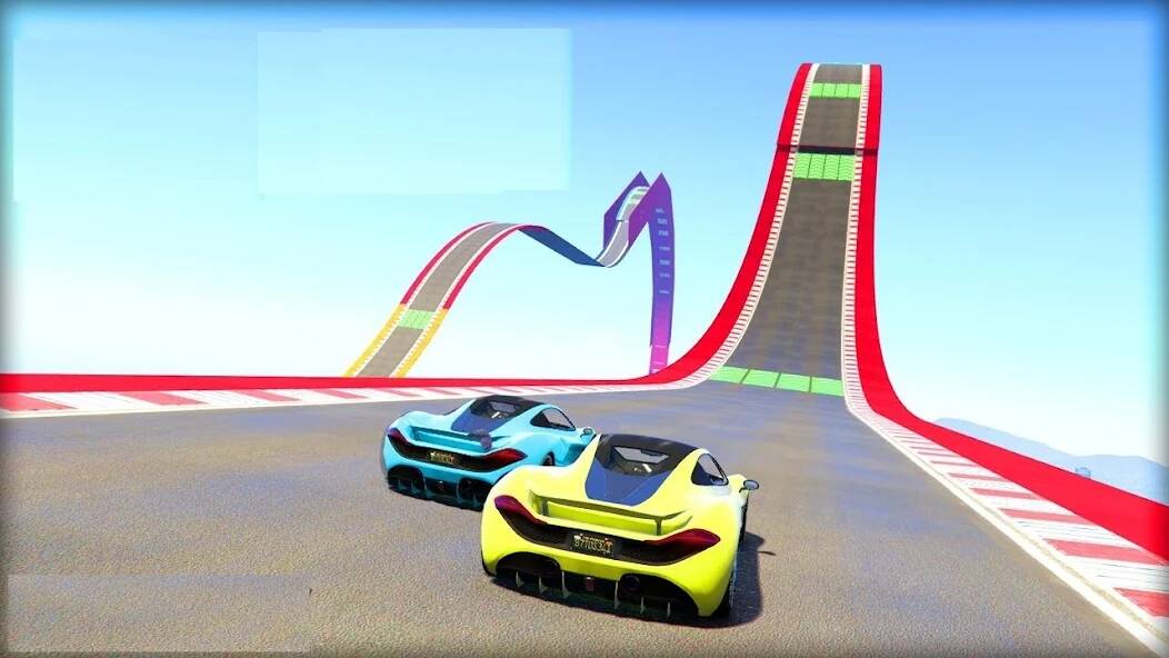 Скачать Mega Ramp Car Offline Games (Много денег) на Андроид