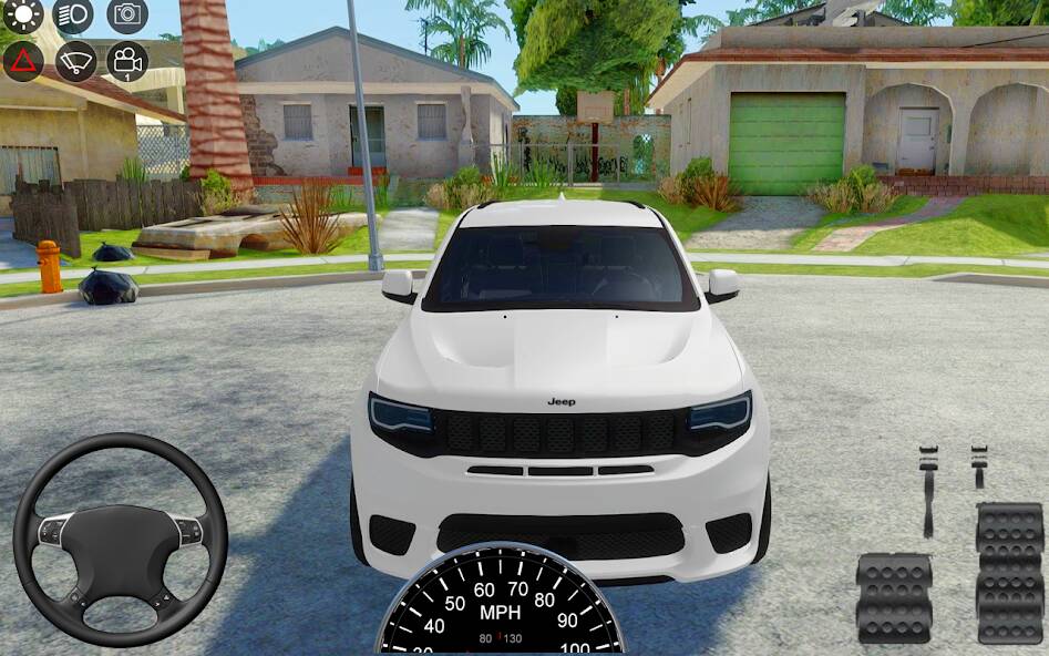 Скачать US Prado Car Games Simulator (Много денег) на Андроид
