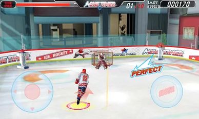 Скачать взломанную Ice Hockey - One Timer (Free) (Взлом на монеты) на Андроид