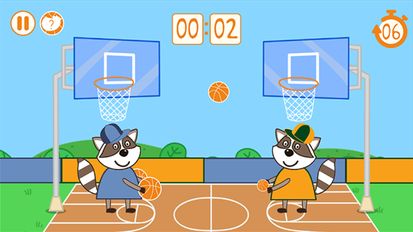 Скачать взломанную Детский Баскетбол (Мод все открыто) на Андроид