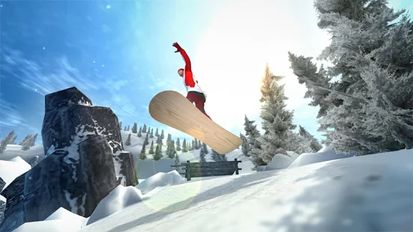 Скачать взломанную Alpine Slopestyle Snowboard (Мод все открыто) на Андроид