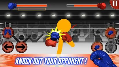 Скачать взломанную Stickman Boxing KO Champion (Мод все открыто) на Андроид