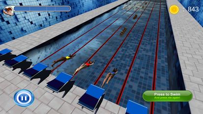 Скачать взломанную Плавание гонки 3D (Мод много денег) на Андроид