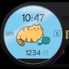   Fit Cat - Watch Face (  )  