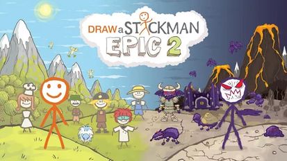 Скачать взломанную Draw a Stickman: EPIC 2 (Мод много денег) на Андроид