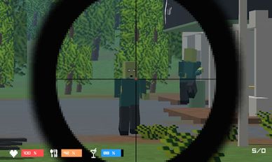 Скачать взломанную Pixel Zombies Hunter 2 (Мод много денег) на Андроид