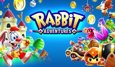 Скачать взломанную Rabbit Adventures (Мод все открыто) на Андроид