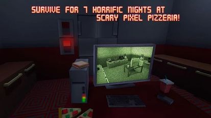 Скачать взломанную Nights at Cube Moon Pizzeria (Мод много денег) на Андроид