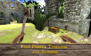 Скачать взломанную Pirate Bay Island Survival (Взлом на монеты) на Андроид