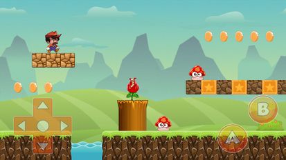 Скачать взломанную Super Jungle World of Mario (Мод все открыто) на Андроид