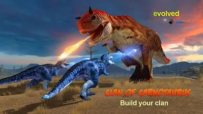 Скачать взломанную Clan of Carnotaurus (Взлом на монеты) на Андроид