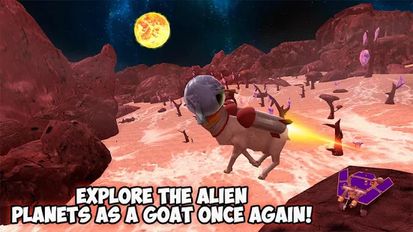 Скачать взломанную Space Goat Simulator 3D – 2 (Мод все открыто) на Андроид