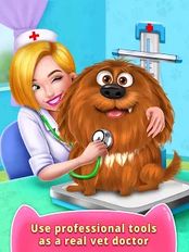 Скачать взломанную Puppy House Clinic Vet Doctor (Мод много денег) на Андроид