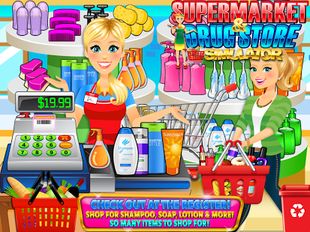   Supermarket Drugstore Cashier (  )  