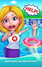 Скачать взломанную Summer Pool Party Doctor (Взлом на монеты) на Андроид