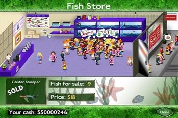Скачать взломанную Fish Tycoon (Мод много денег) на Андроид