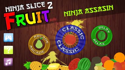 Скачать взломанную Ninja Slice Fruit (Мод все открыто) на Андроид