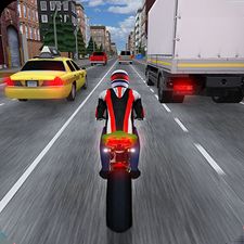 Скачать взломанную Race the Traffic Moto (Мод все открыто) на Андроид