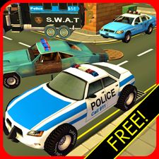 Скачать взломанную Police Car Chase Sim 911 FREE (Взлом на монеты) на Андроид