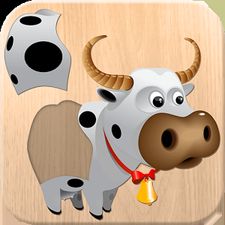 Скачать взломанную Животные головоломка для детей (Взлом на монеты) на Андроид