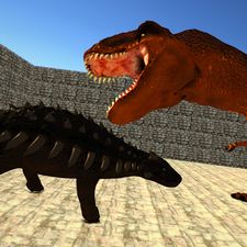 Скачать взломанную Dino Anky vs T-Rex  Colloseum (Мод все открыто) на Андро ...