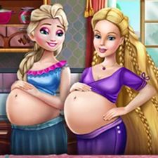 Скачать взломанную Elsa & Ellie Pregnant BFFs (Мод все открыто) на Андроид