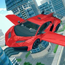 Скачать взломанную Flying Car Racing 3D (Взлом на монеты) на Андроид
