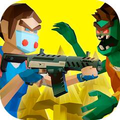 Скачать Two Guys & Zombies 3D: По сети (Много монет) на Андроид