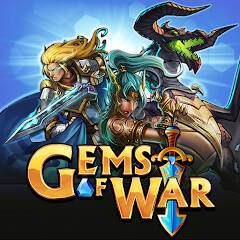 Скачать Gems of War - RPG три в ряд (Много денег) на Андроид