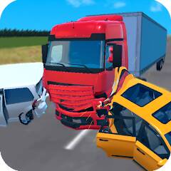 Скачать Truck Crash Simulator Accident (Много денег) на Андроид