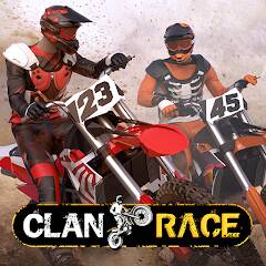 Скачать Clan Race: PVP Motocross races (Разблокировано все) на Андроид