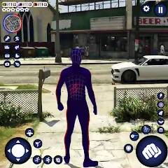 Скачать Синий Паук Игра Супер Человек (Разблокировано все) на Андроид