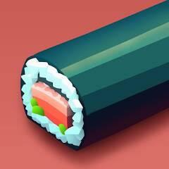 Скачать Sushi Roll 3D - Готовь Суши (Много денег) на Андроид