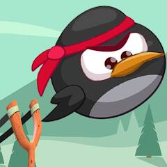 Скачать Angry Penguin (Много денег) на Андроид