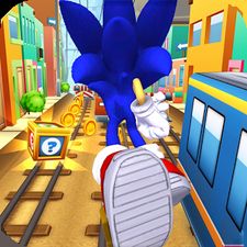 Скачать взломанную Subway Sonic Surf Run (Мод много денег) на Андроид