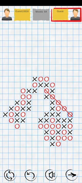 Tic Tac Toe Online: Mega XO [МОД: Меню, Бесконечные монеты и Открытые уровни] Screenshot 2