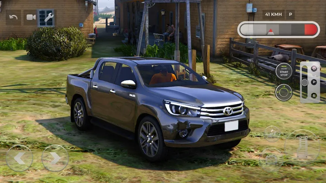 Toyota Hilux 4x4 Mountain Ride (Тойота Хайлюкс 44 Поездка по горам) [МОД: Все открыто, Дополнительные деньги и Меню MOD] Screenshot 1