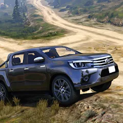 Скачать Toyota Hilux 4x4 Mountain Ride (Тойота Хайлюкс 44 Поездка по горам) [МОД: Все открыто, Дополнительные деньги и Меню MOD] | Взлом Toyota Hilux 4x4 Mountain Ride на Андроид