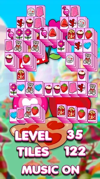 Lovely Mahjong [МОД: Много монет, Открытые уровни и Мега MOD] Screenshot 5