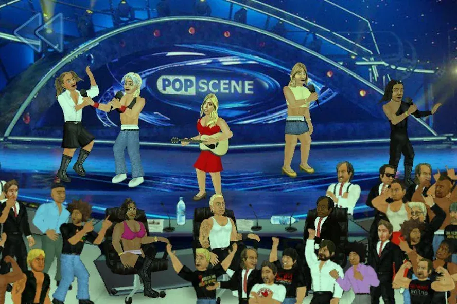 Popscene (Попсцена) [МОД: Много денег, Монет и Все открыто] Screenshot 1