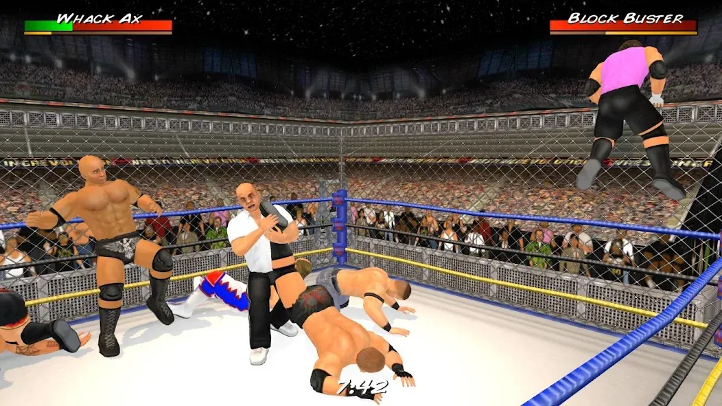 Wrestling Revolution 3D (Реслинг Революшн 3Д) [МОД: Бесконечные деньги, Монеты и Мега MOD] Screenshot 1