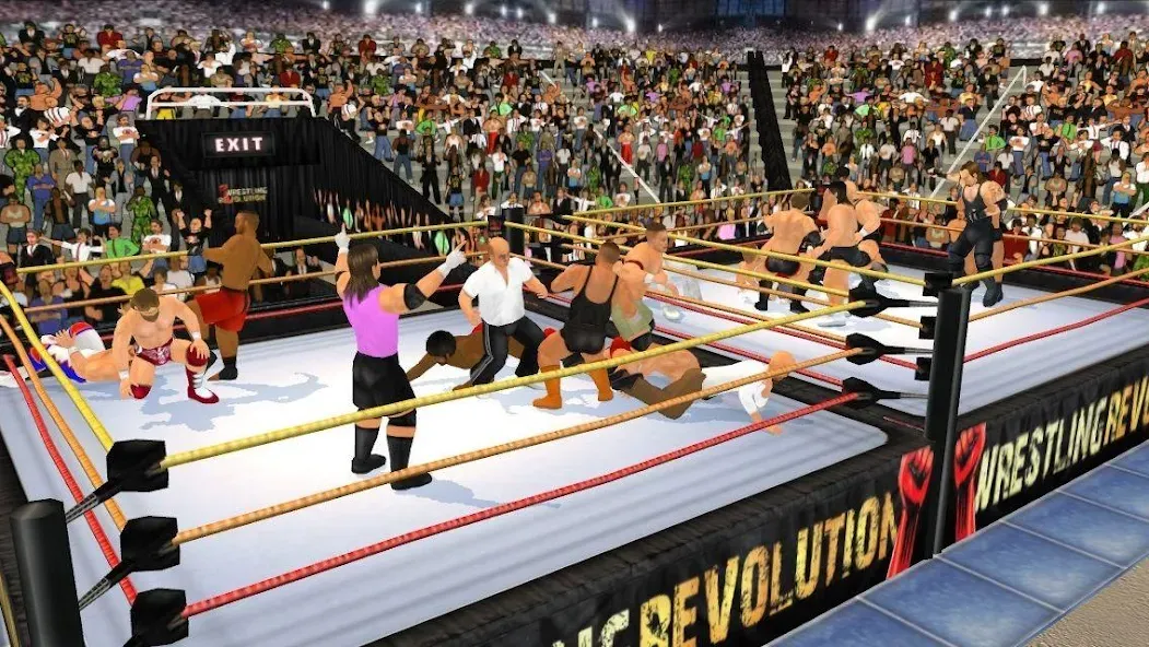 Wrestling Revolution 3D (Реслинг Революшн 3Д) [МОД: Бесконечные деньги, Монеты и Мега MOD] Screenshot 5