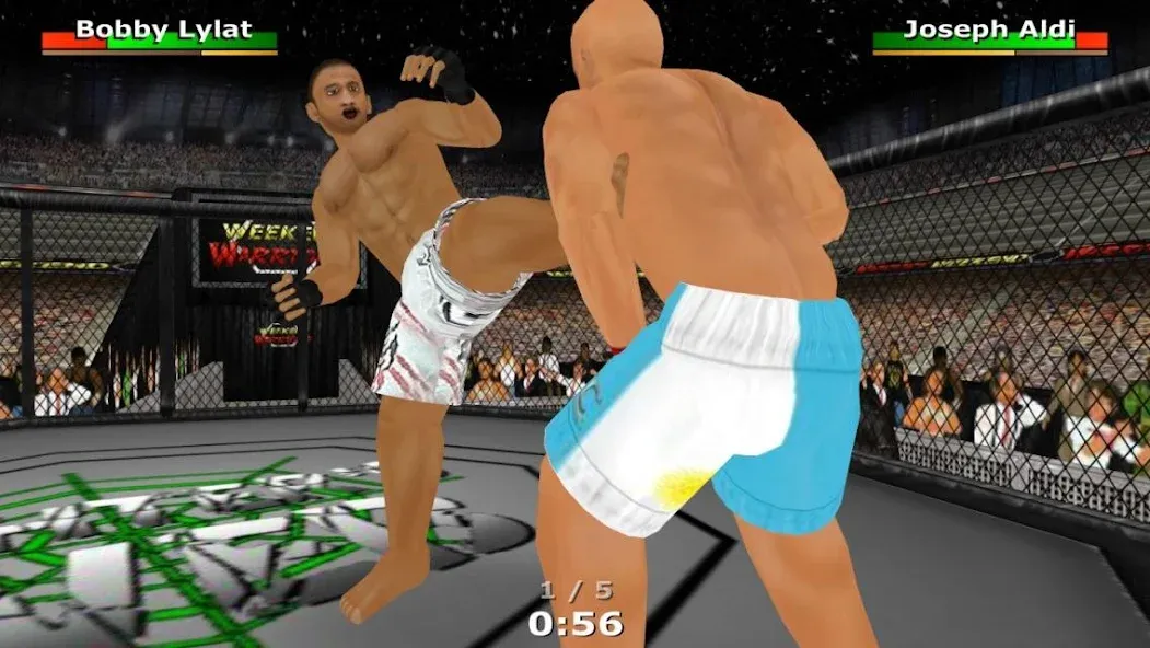 Weekend Warriors MMA (Уикенд Воорьорс ММА) [МОД: Меню, Бесконечные монеты и Открытые уровни] Screenshot 1