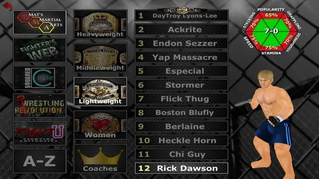 Weekend Warriors MMA (Уикенд Воорьорс ММА) [МОД: Меню, Бесконечные монеты и Открытые уровни] Screenshot 2